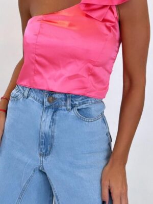 Top 1 hombro con volados