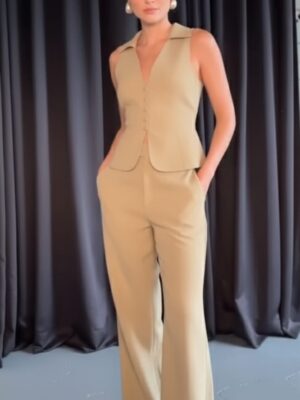 Chaleco abertura atrás