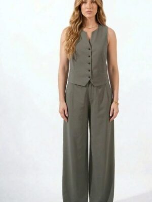 Maxi Palazzo con una pinza