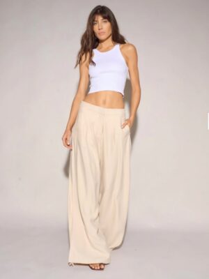 Maxi palazzo doble tabla